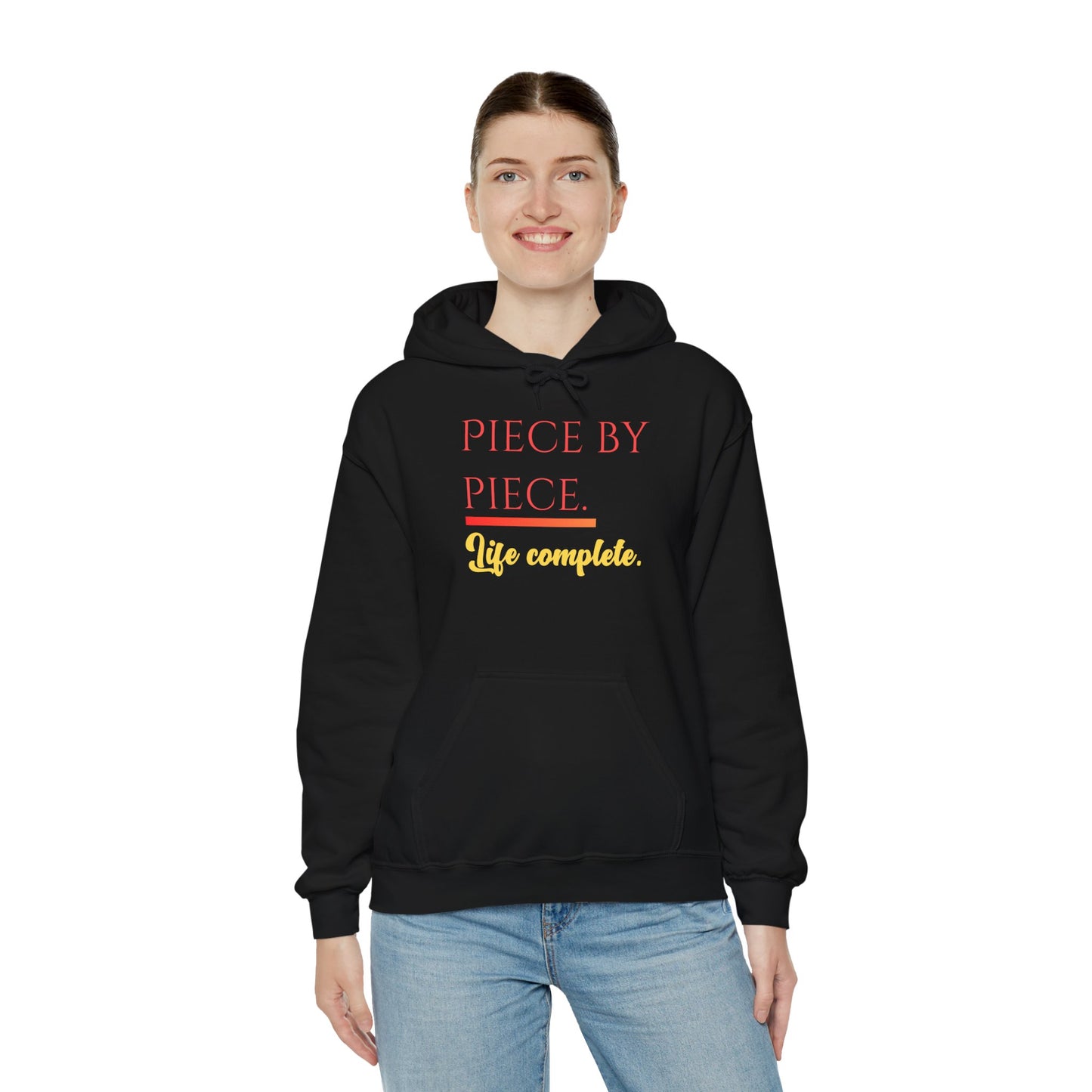 Piece by Piece Pullover Hoodie – Life Complete Sweatshirt