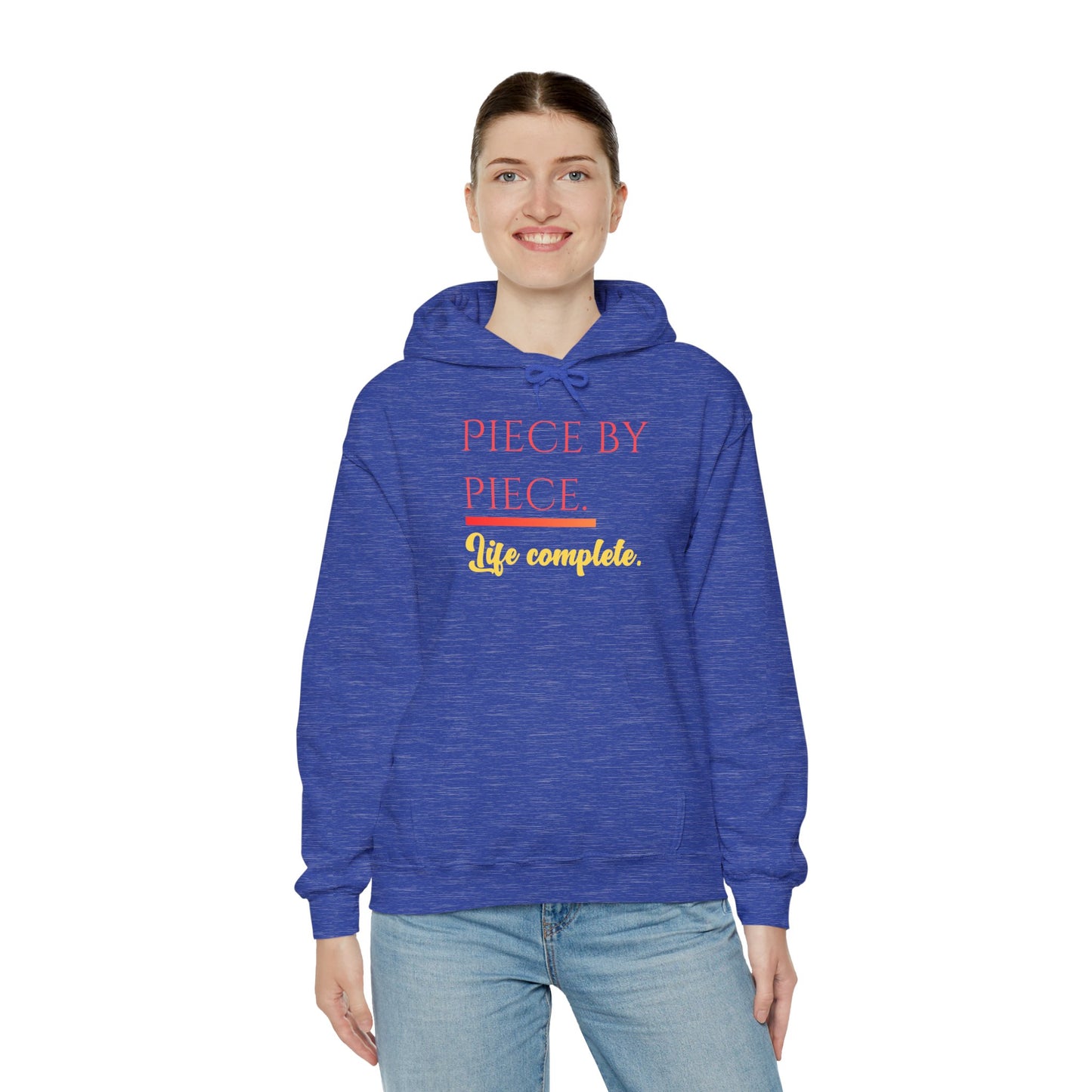 Piece by Piece Pullover Hoodie – Life Complete Sweatshirt