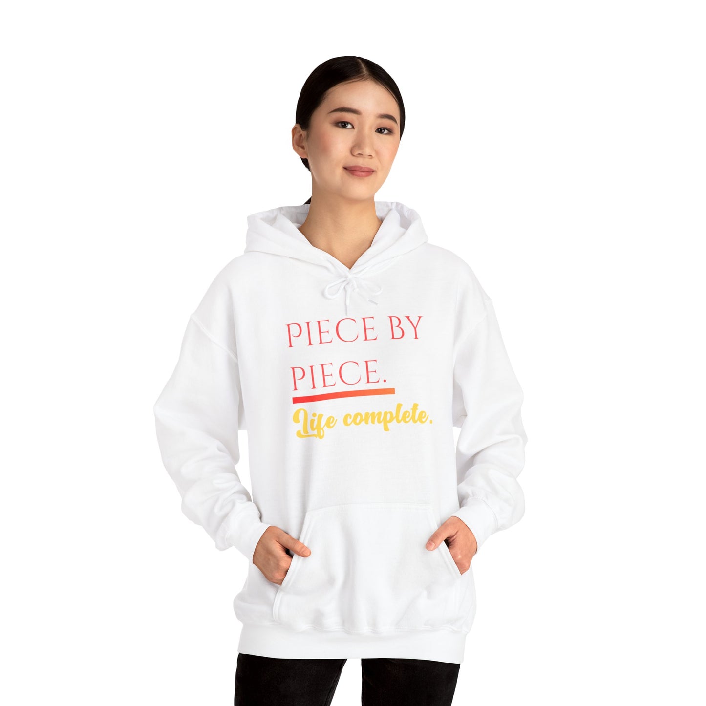 Piece by Piece Pullover Hoodie – Life Complete Sweatshirt