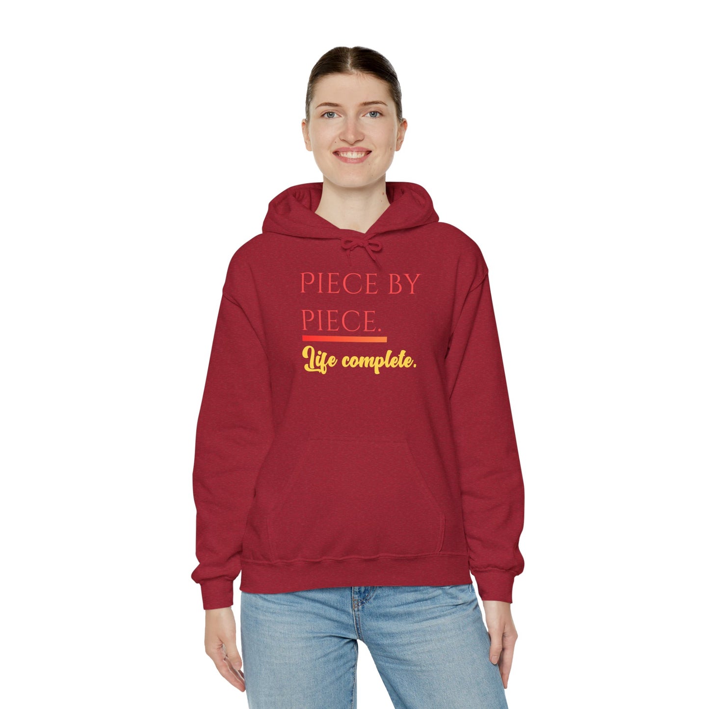 Piece by Piece Pullover Hoodie – Life Complete Sweatshirt