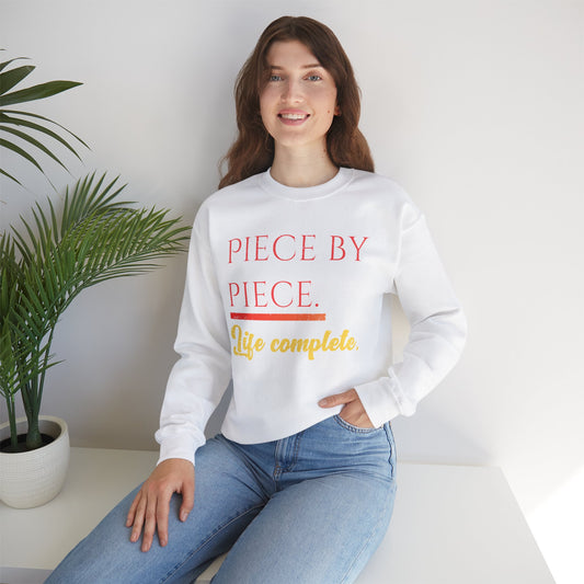 Piece by Piece Crewneck Sweatshirt – Distressed Life Complete Pullover