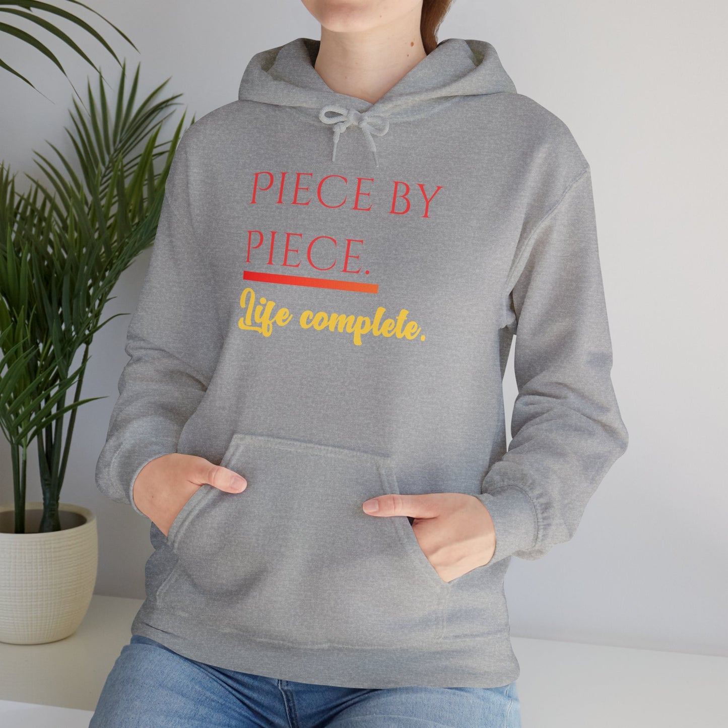 Piece by Piece Pullover Hoodie – Life Complete Sweatshirt